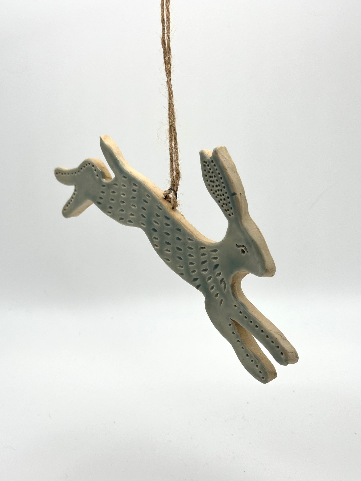 Running Hare Ornament