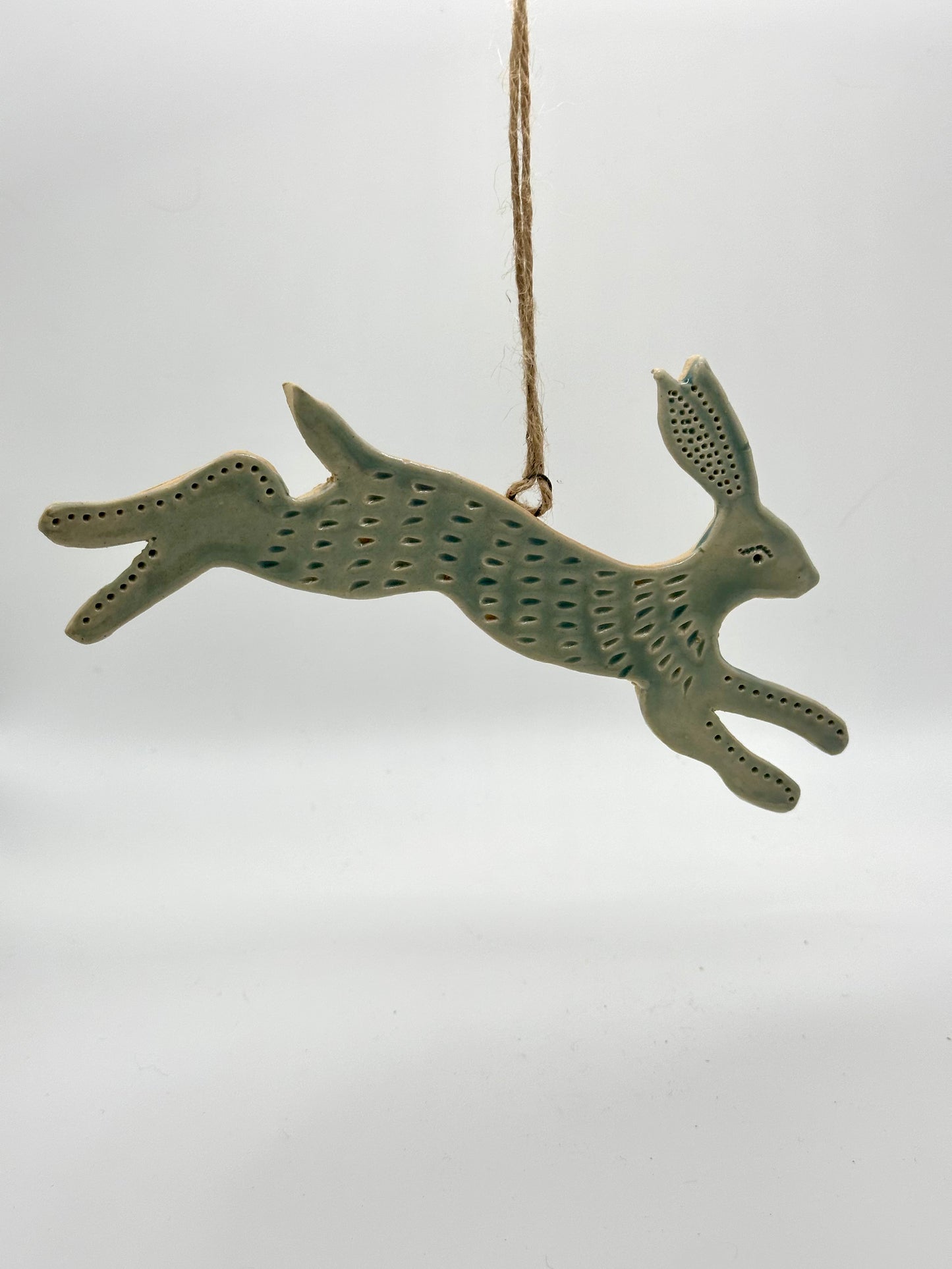 Running Hare Ornament