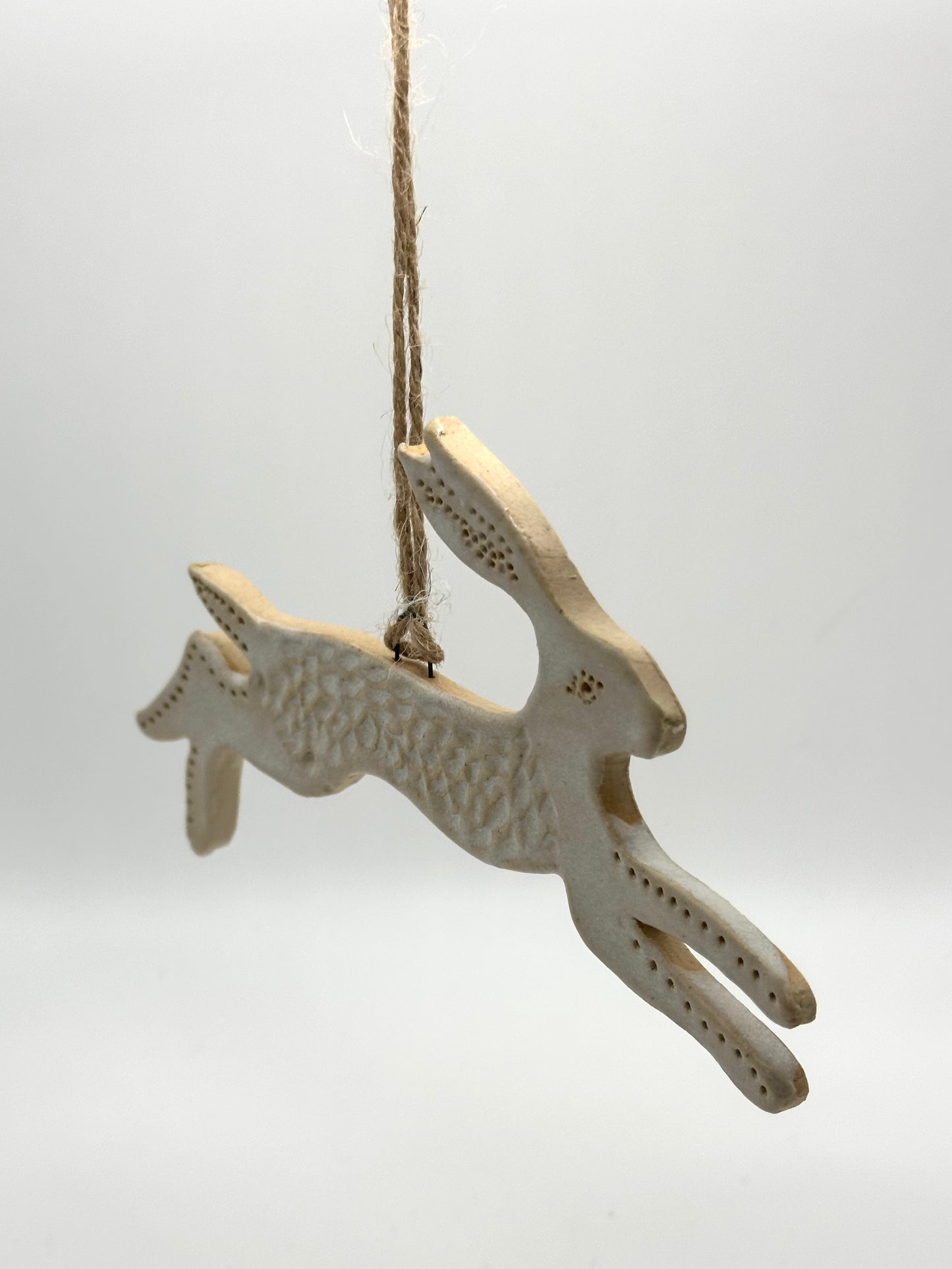 Running Hare Ornament