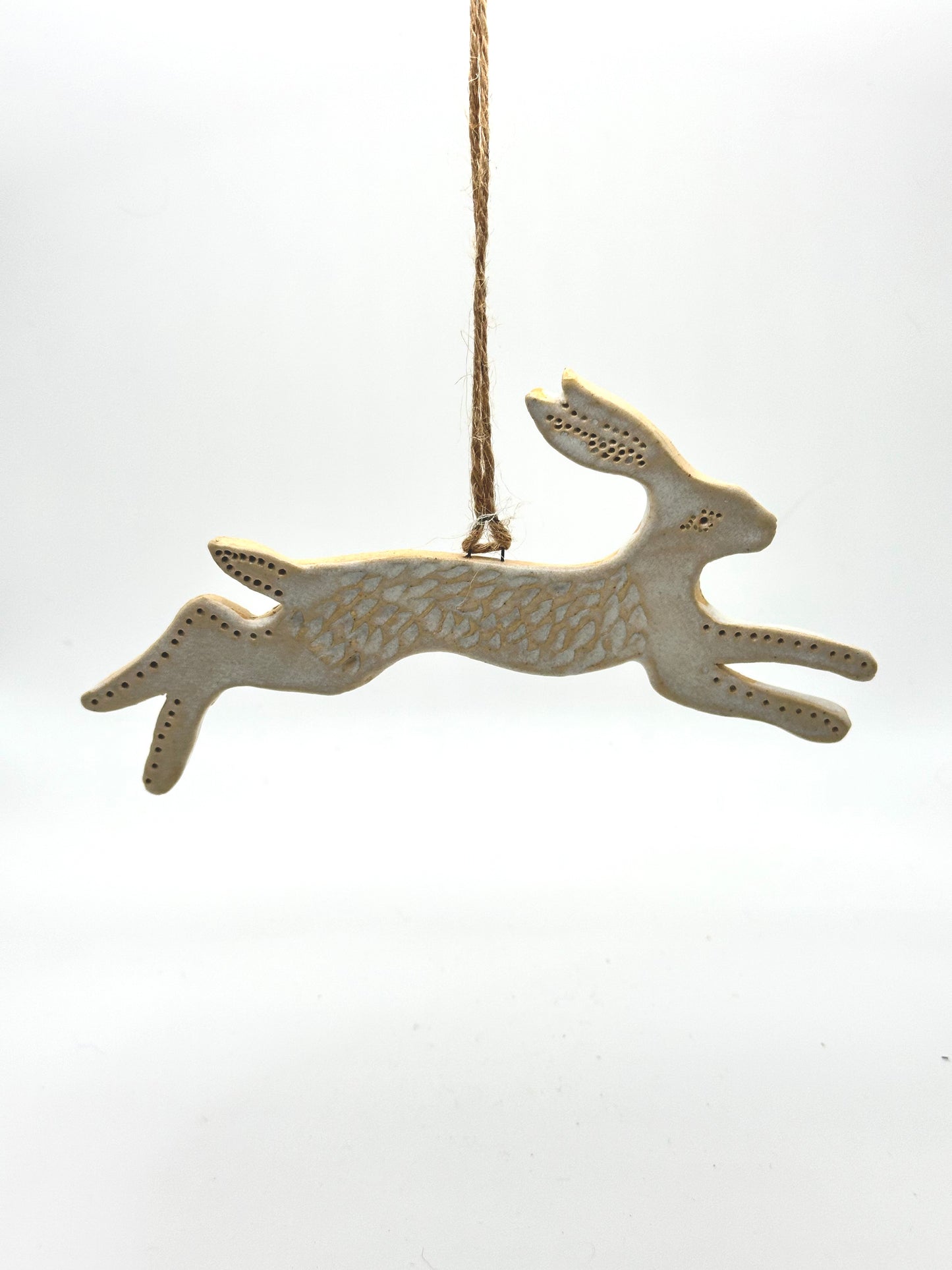 Running Hare Ornament