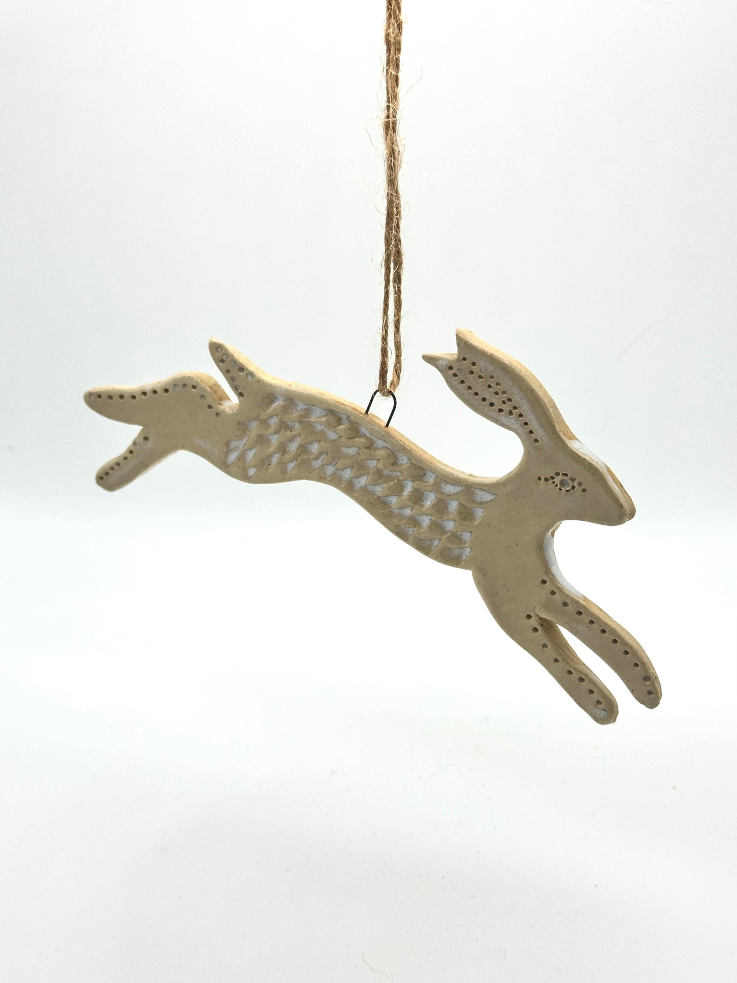 Running Hare Ornament
