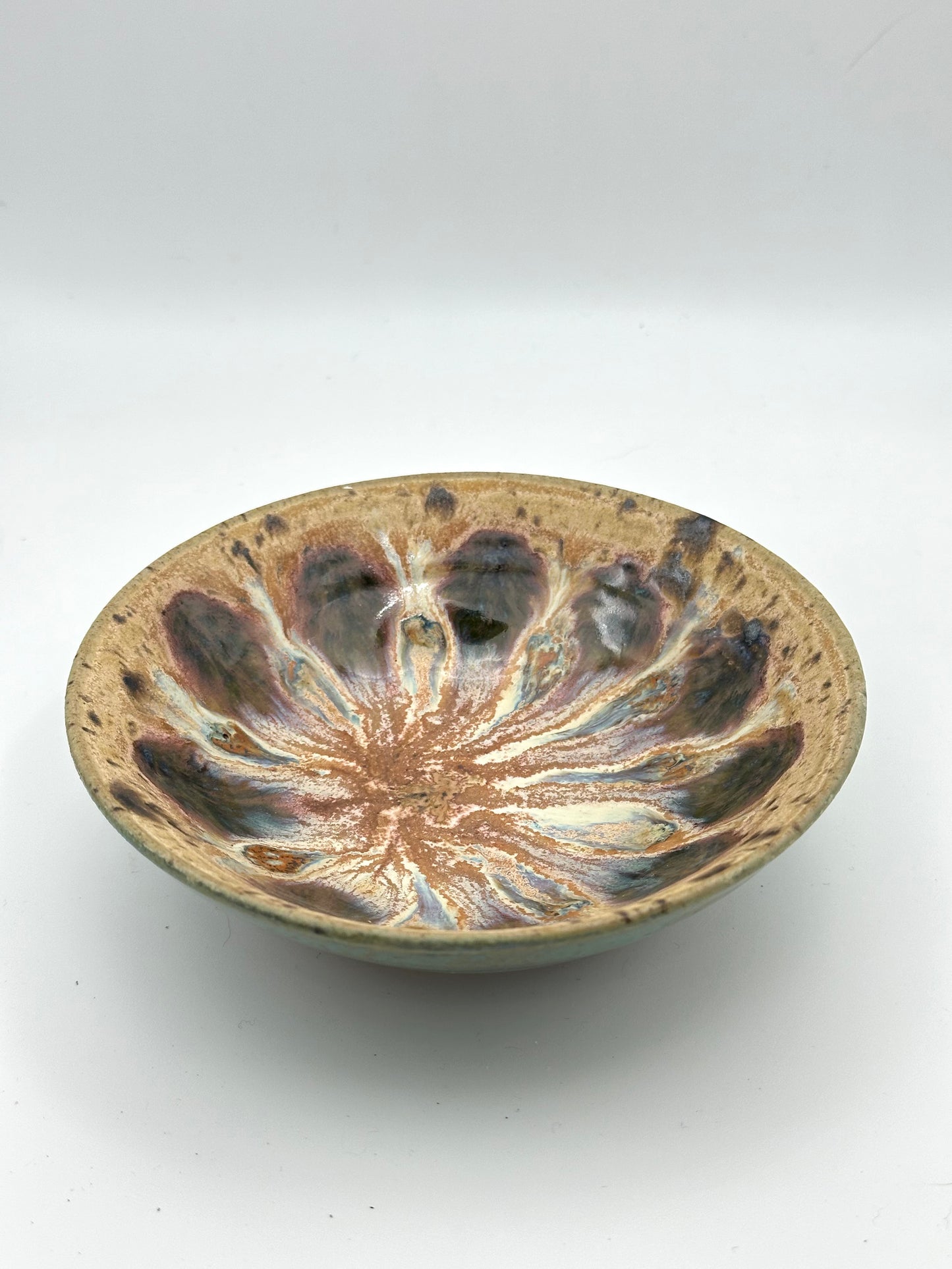 Patterned Peacock Bowls